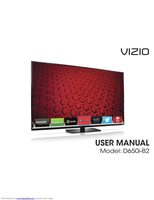 Vizio E550iB2 TV Operating Manual